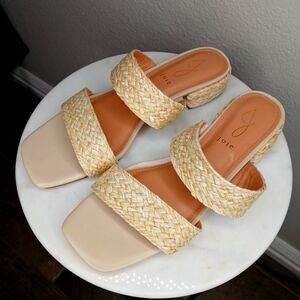 Joie Beige and Tan Sandals